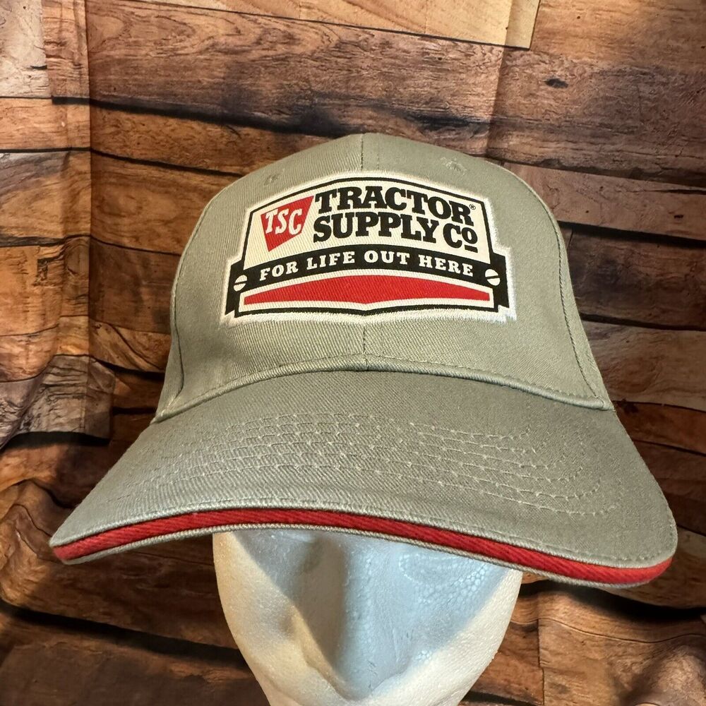 Tractor Supply Co. "For Life Out Here" Adjustable Cap Hat Farm Outdoor Lifestyle